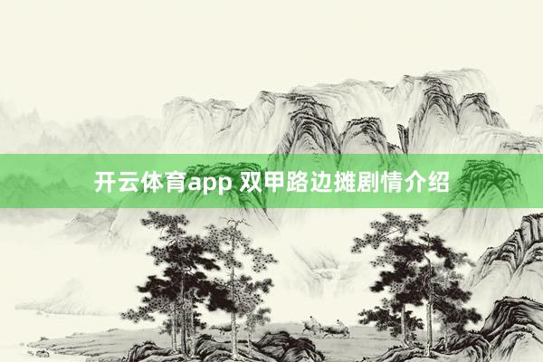 开云体育app 双甲路边摊剧情介绍